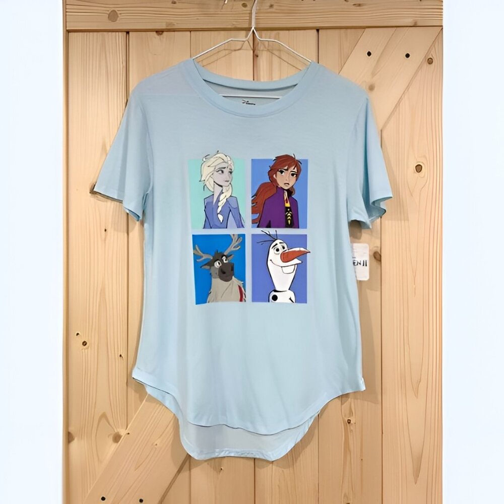 5/$20 NEW XXXL Frozen 2 Juniors Tee Elsa│Olaf│Sven│Anna
